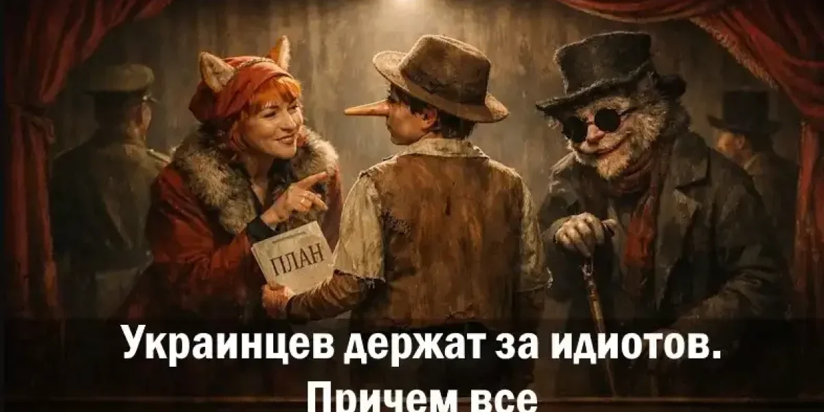 Украинцев держат за идиотов. Причем все Украинцев держат за идиотов. Причем все